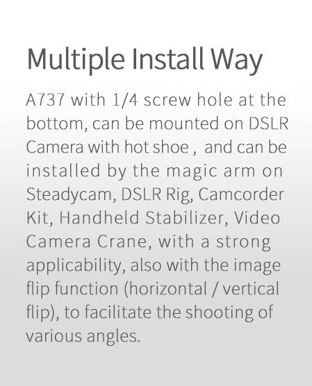 A760 7 inch full hd lcd monitor for steadycam DSLR Rig